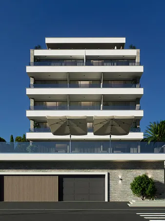 Luxury 4-Story Complex with a Pool and Panoramic Sea View